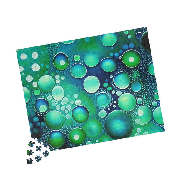 Turquoise Bubble Puzzle (110, 252, 520, 1014-piece)