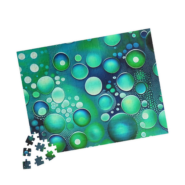 Turquoise Bubble Puzzle (110, 252, 520, 1014-piece)