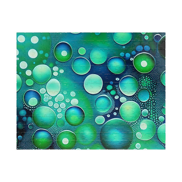 Turquoise Bubble Puzzle (110, 252, 520, 1014-piece)