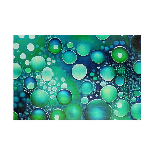 Turquoise Bubble Puzzle (110, 252, 520, 1014-piece)