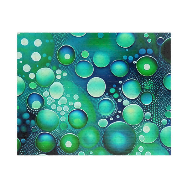 Turquoise Bubble Puzzle (110, 252, 520, 1014-piece)